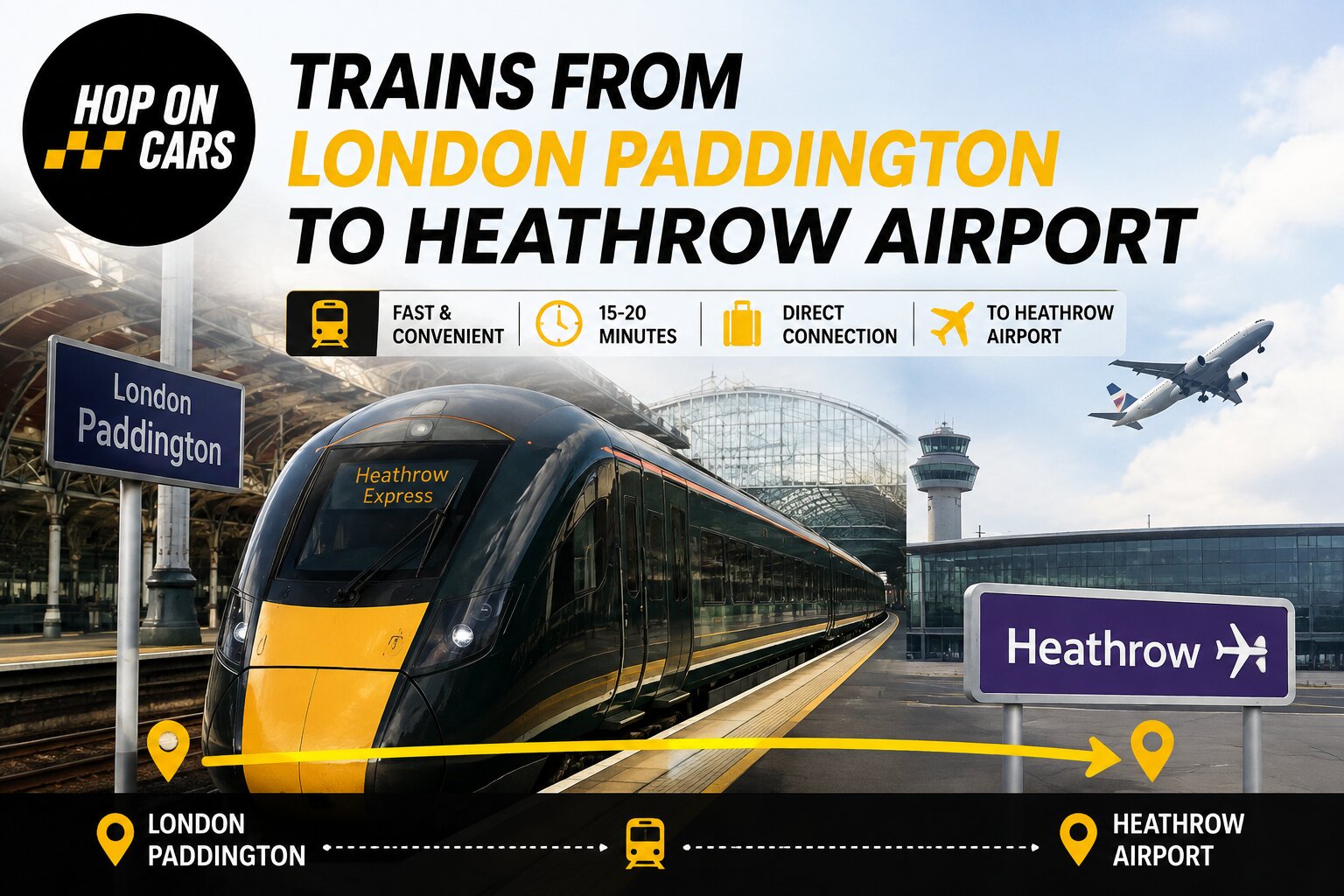 Trains From London Paddington to Heathrow Airport