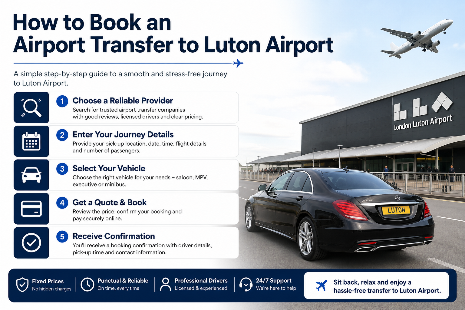 How to Book an Airport Transfer to Luton Airport