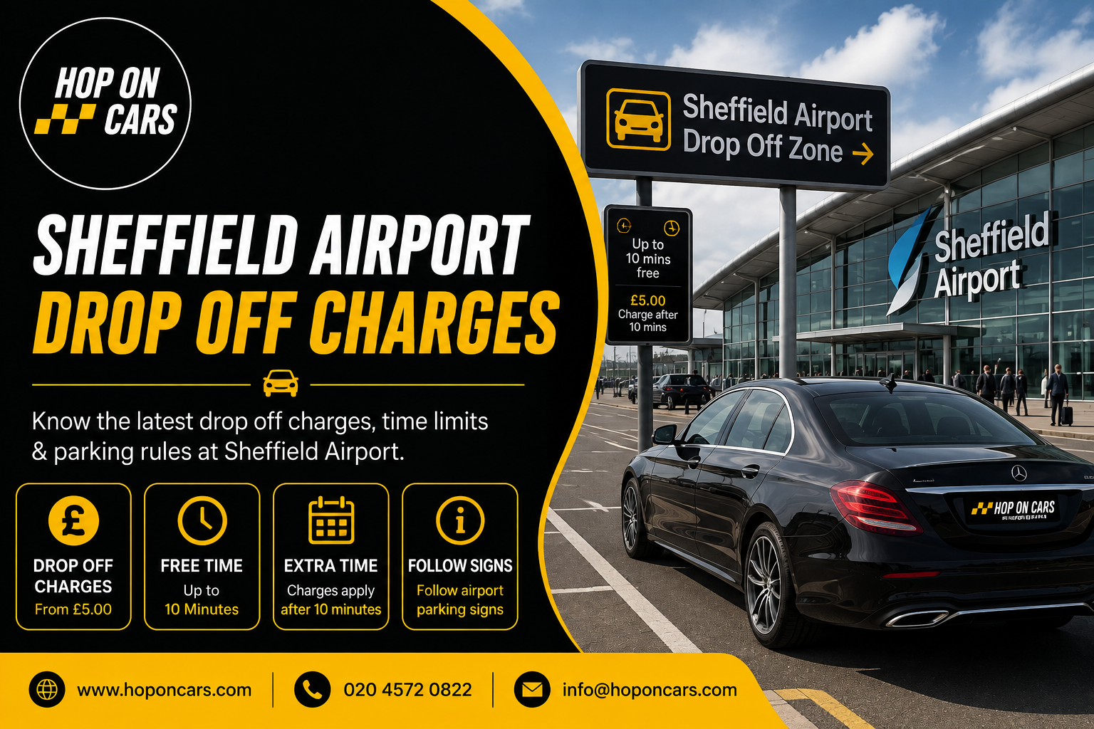 Sheffield Airport Drop-Off Charges